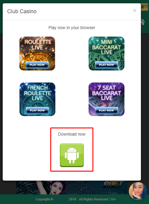 Panduan Permainan PT Casino Visitorbet Versi Mobile